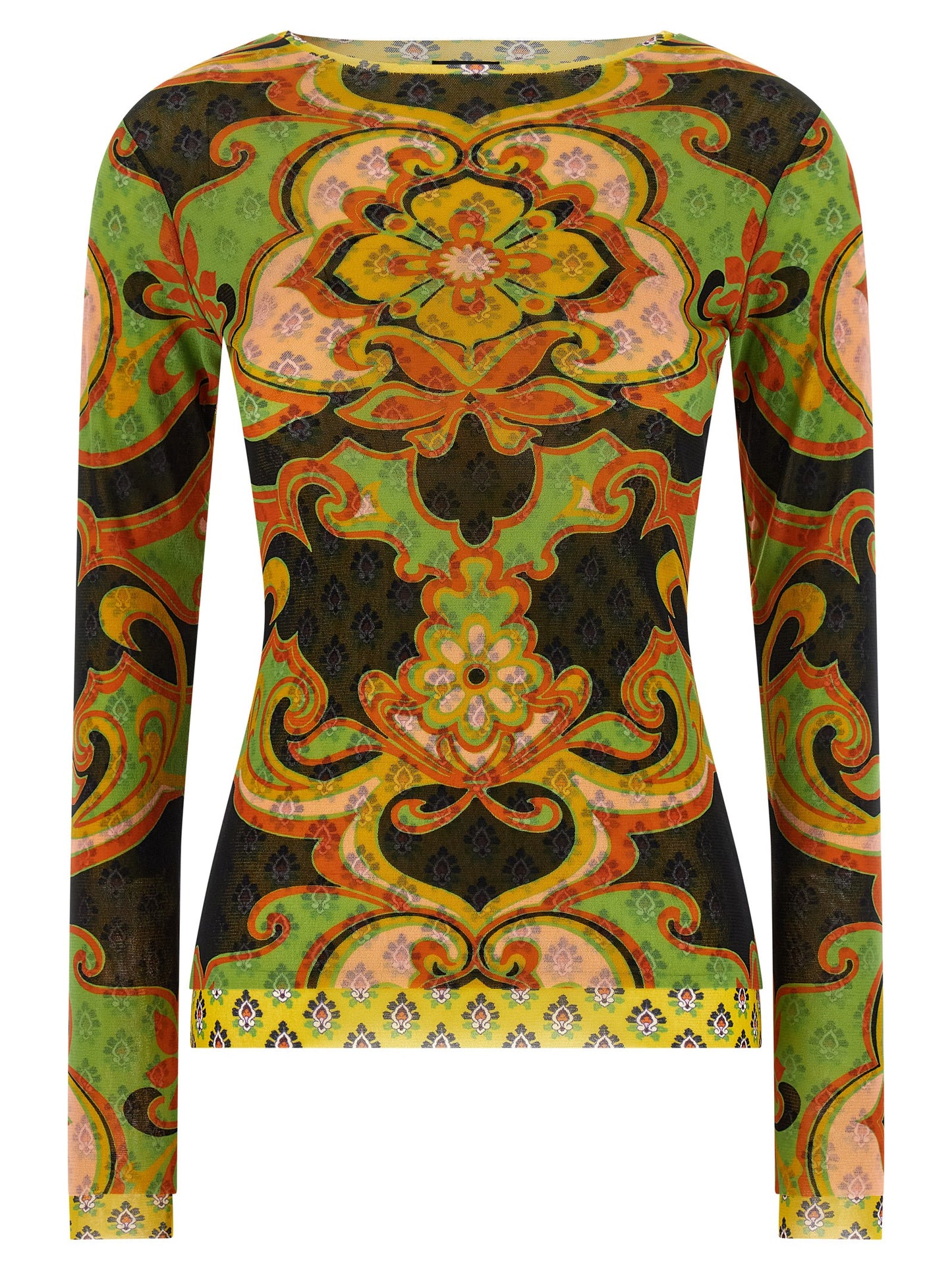 Multicolor Polyamide Cardigan