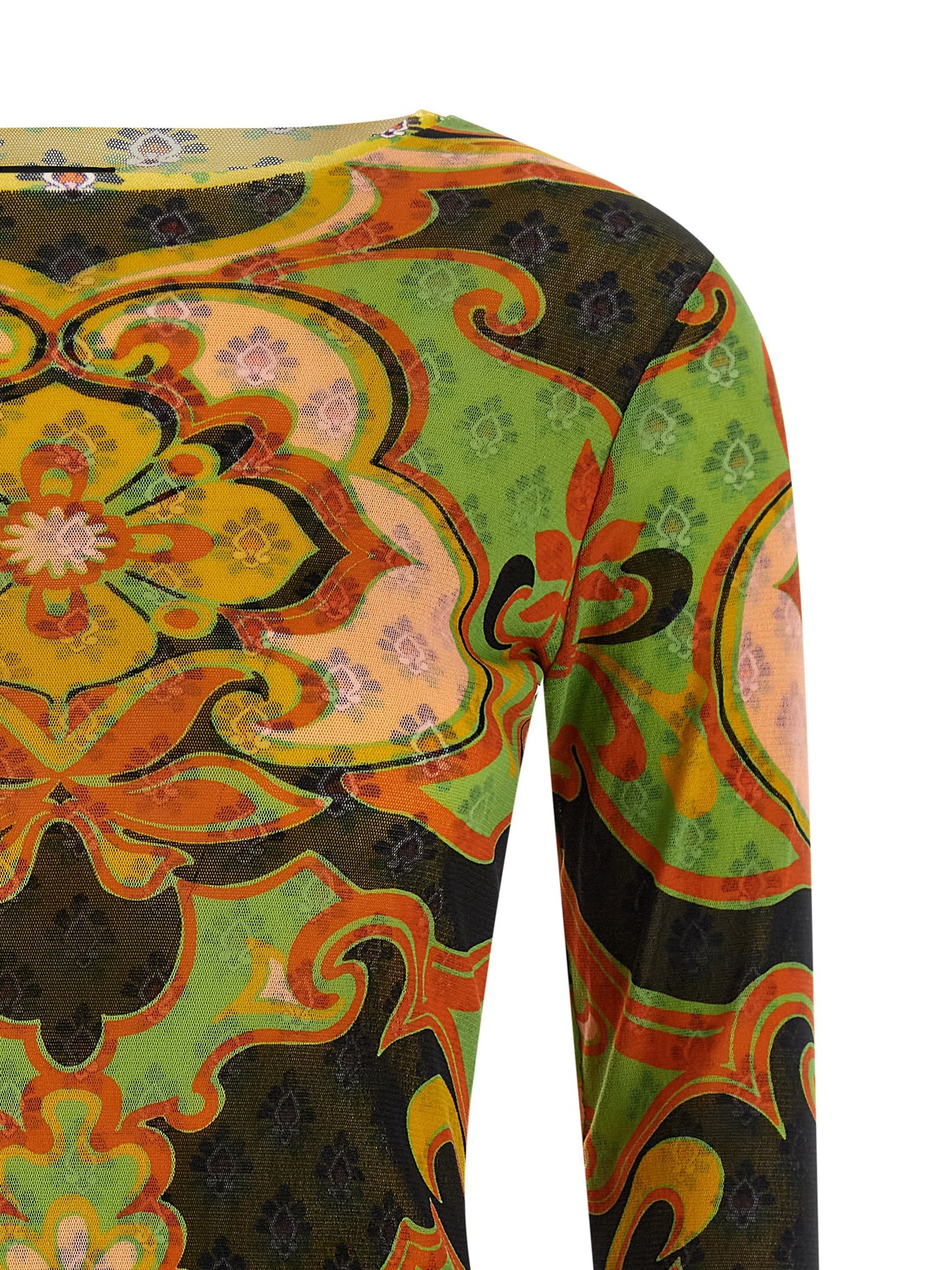 Multicolor Polyamide Cardigan