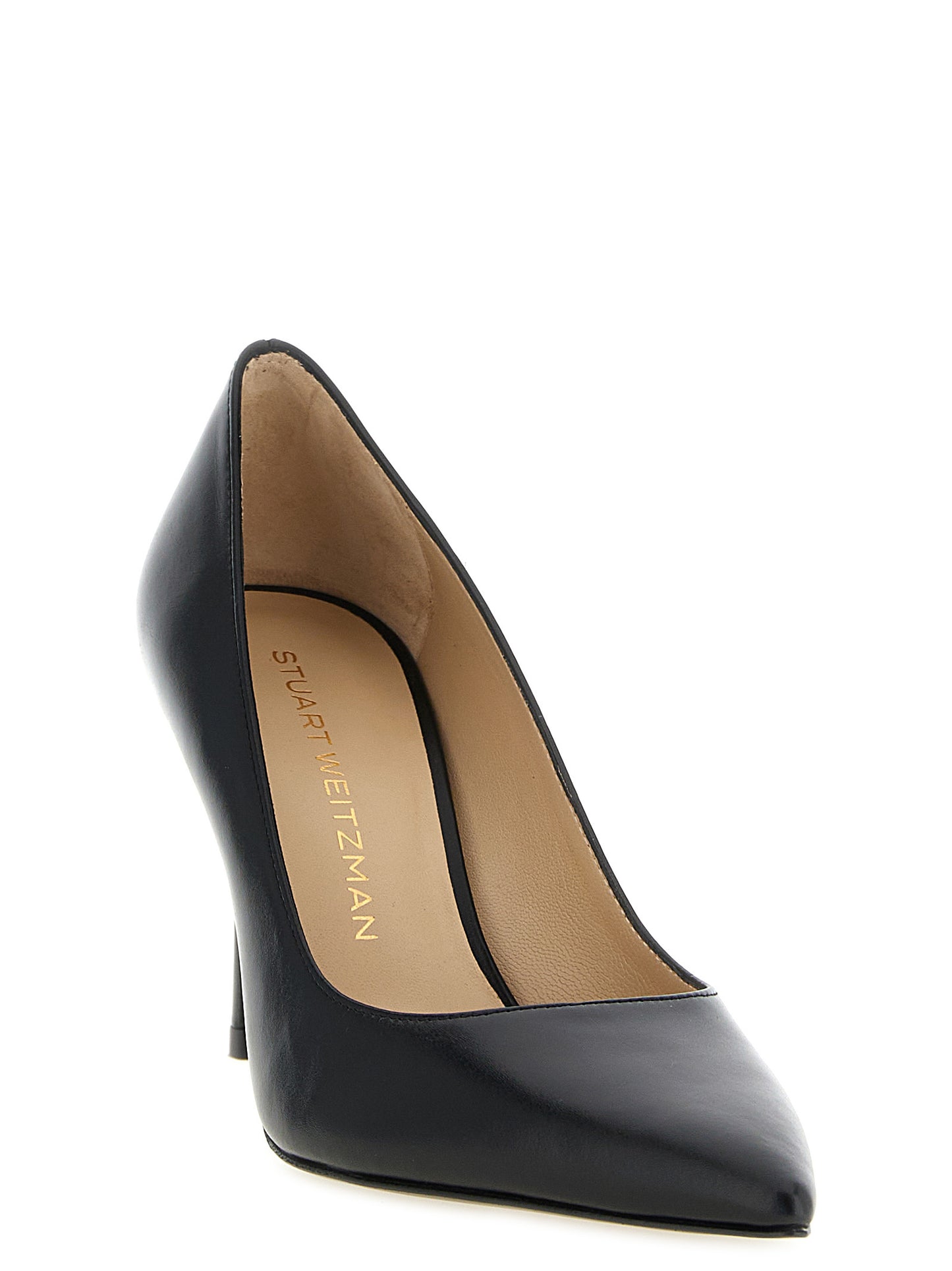 Black Calfskin High Heel Pumps