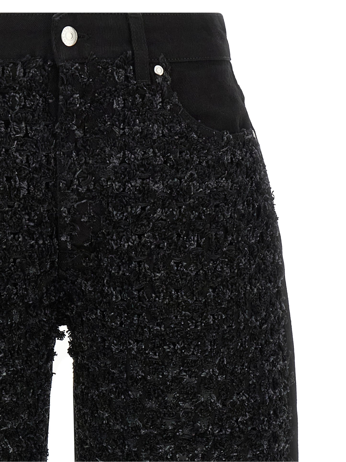 Black Cotton Jeans Denim