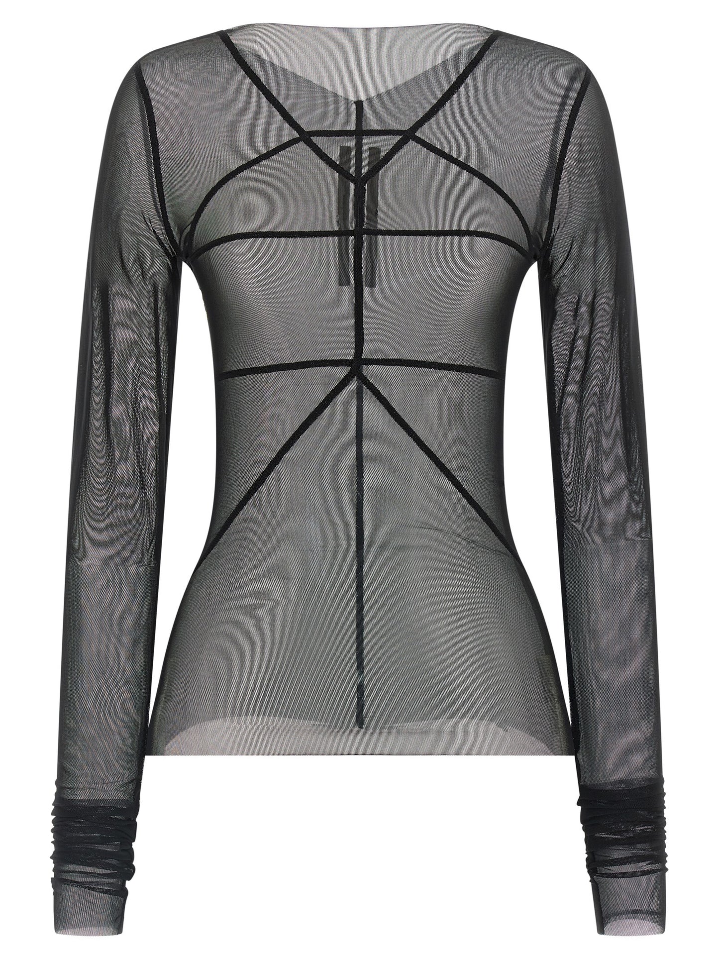 Black Nylon Cardigan