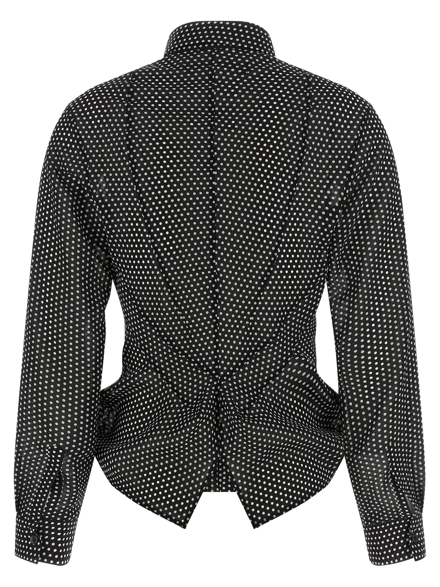 Bicolor Polyester Blouse