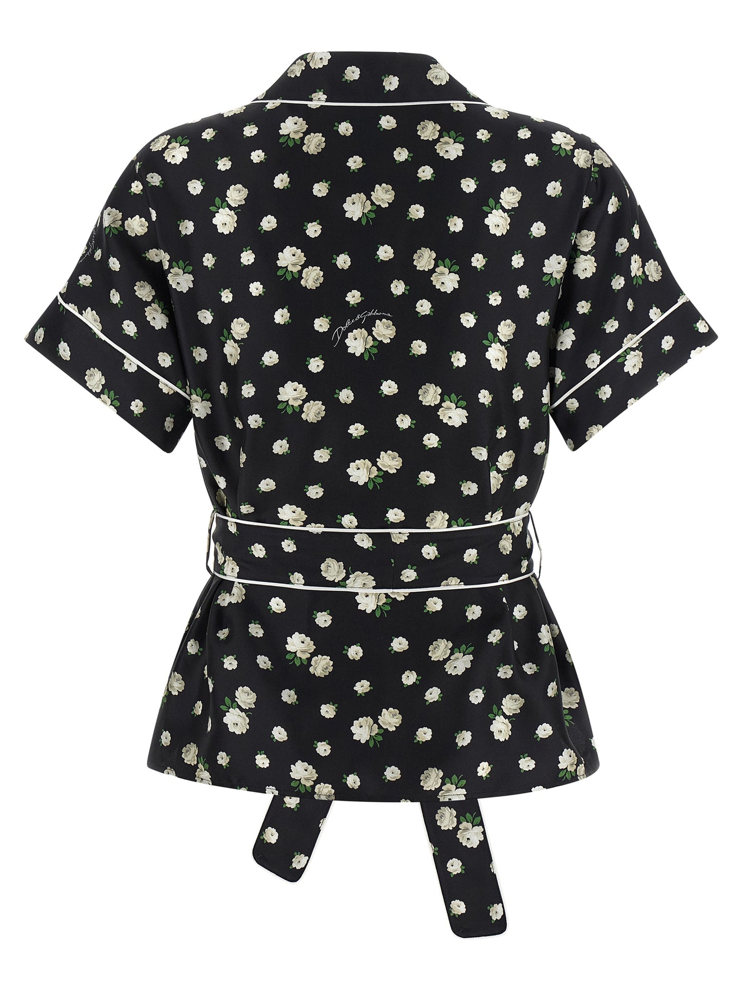 Black Silk Blouse