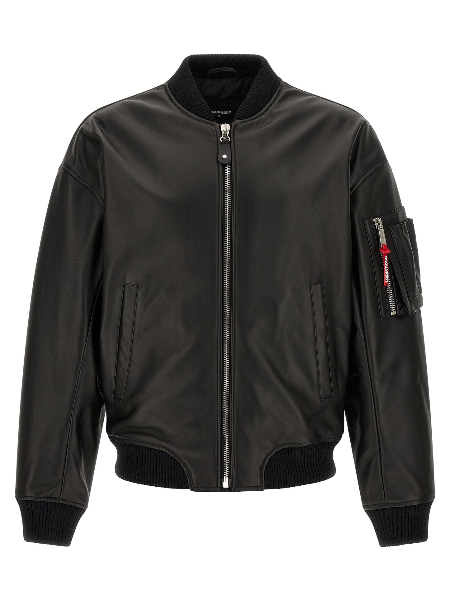Black Leather Leather Jacket