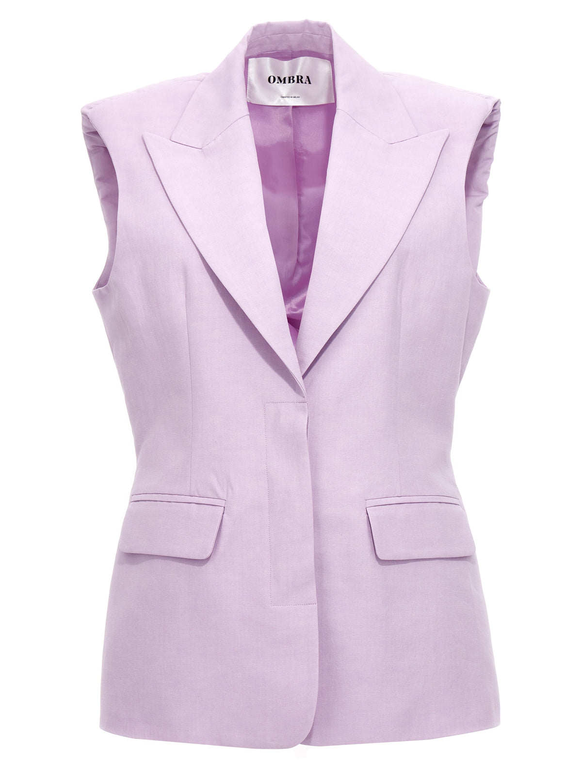 Purple Cotton Blazer