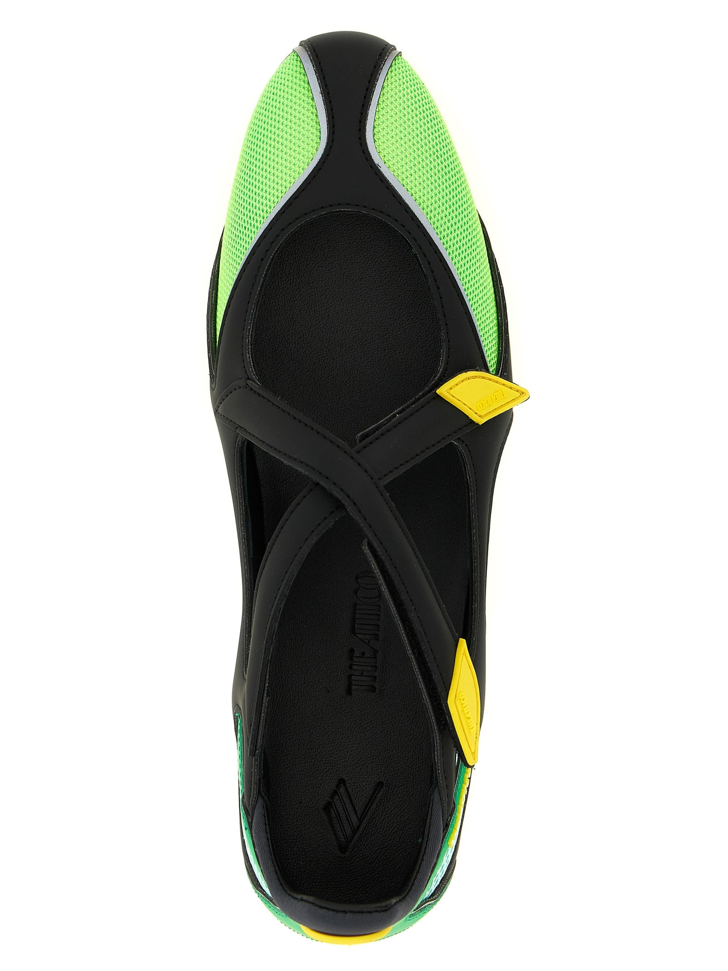 Bicolor Polyethylene Ballet Flats