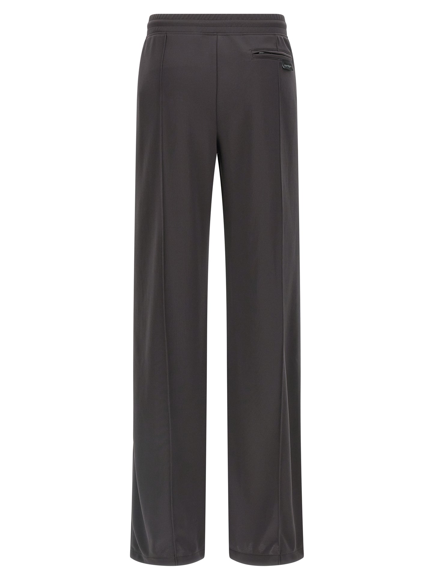 Gray Polyester Joggers (Workout Pants)