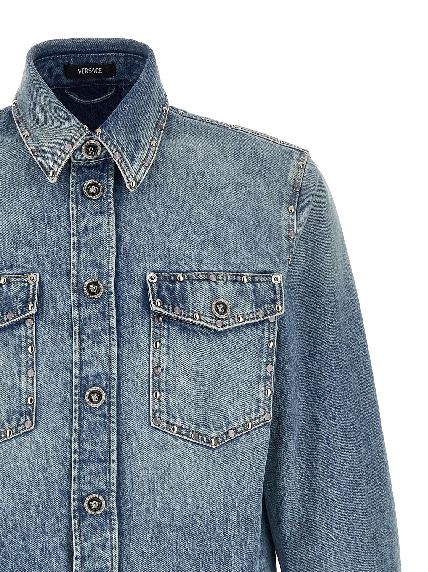 Blue Cotton Blouse