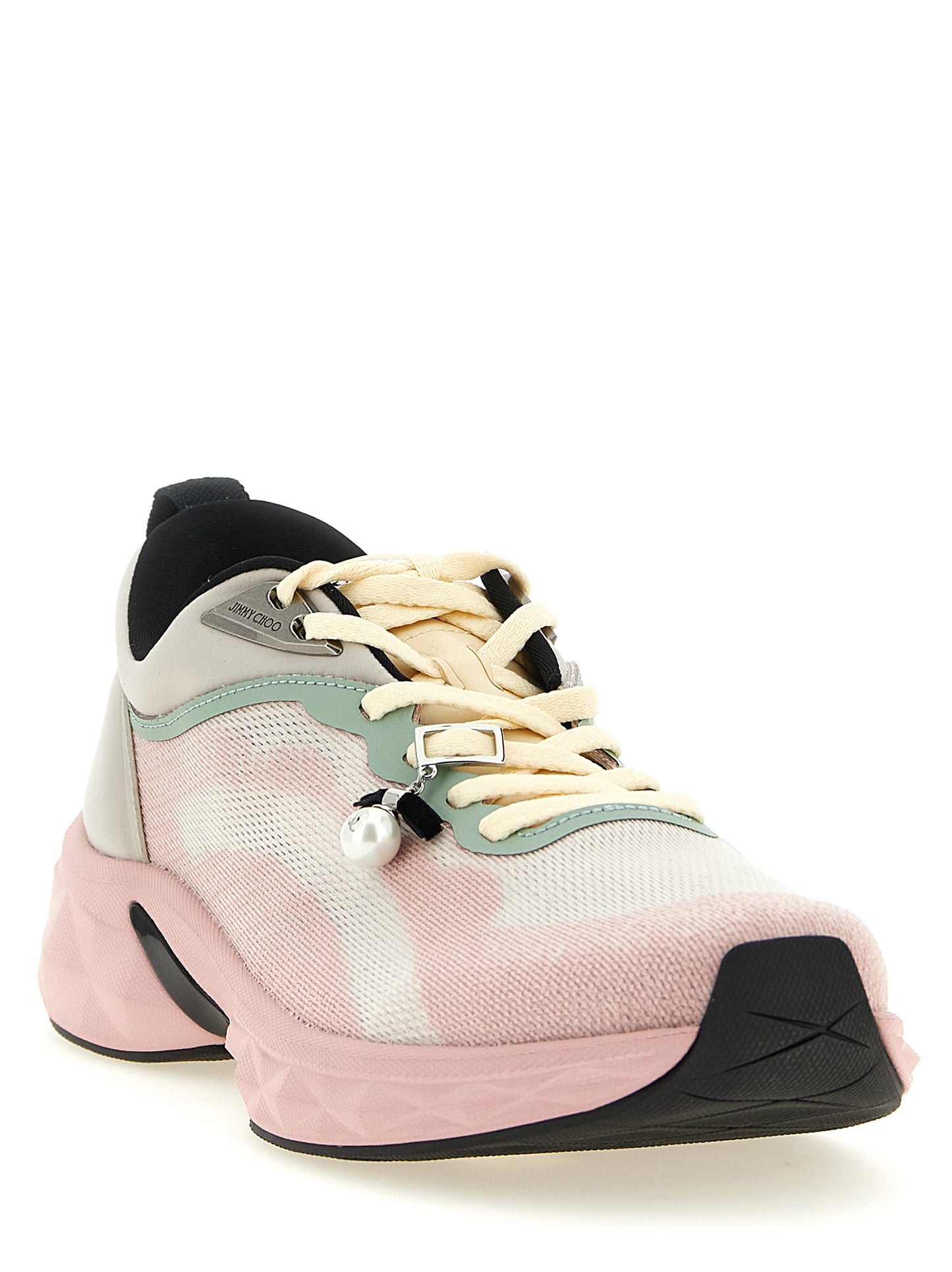 Multicolor Tencel Athletic Sneakers