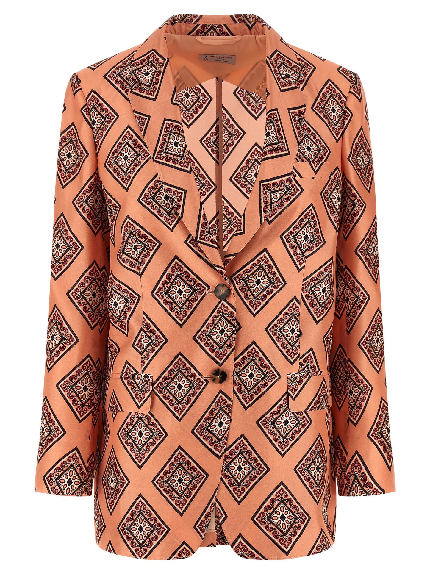 Multicolor Silk Blazer