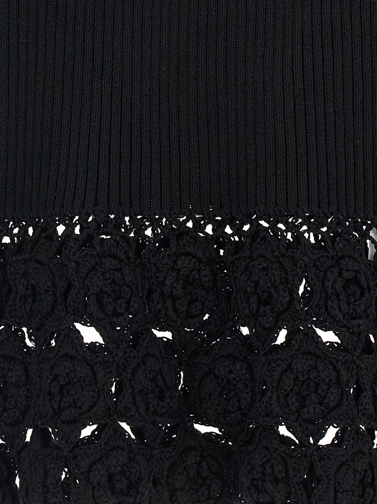 Black Organic Cotton Sleeveless Jacket