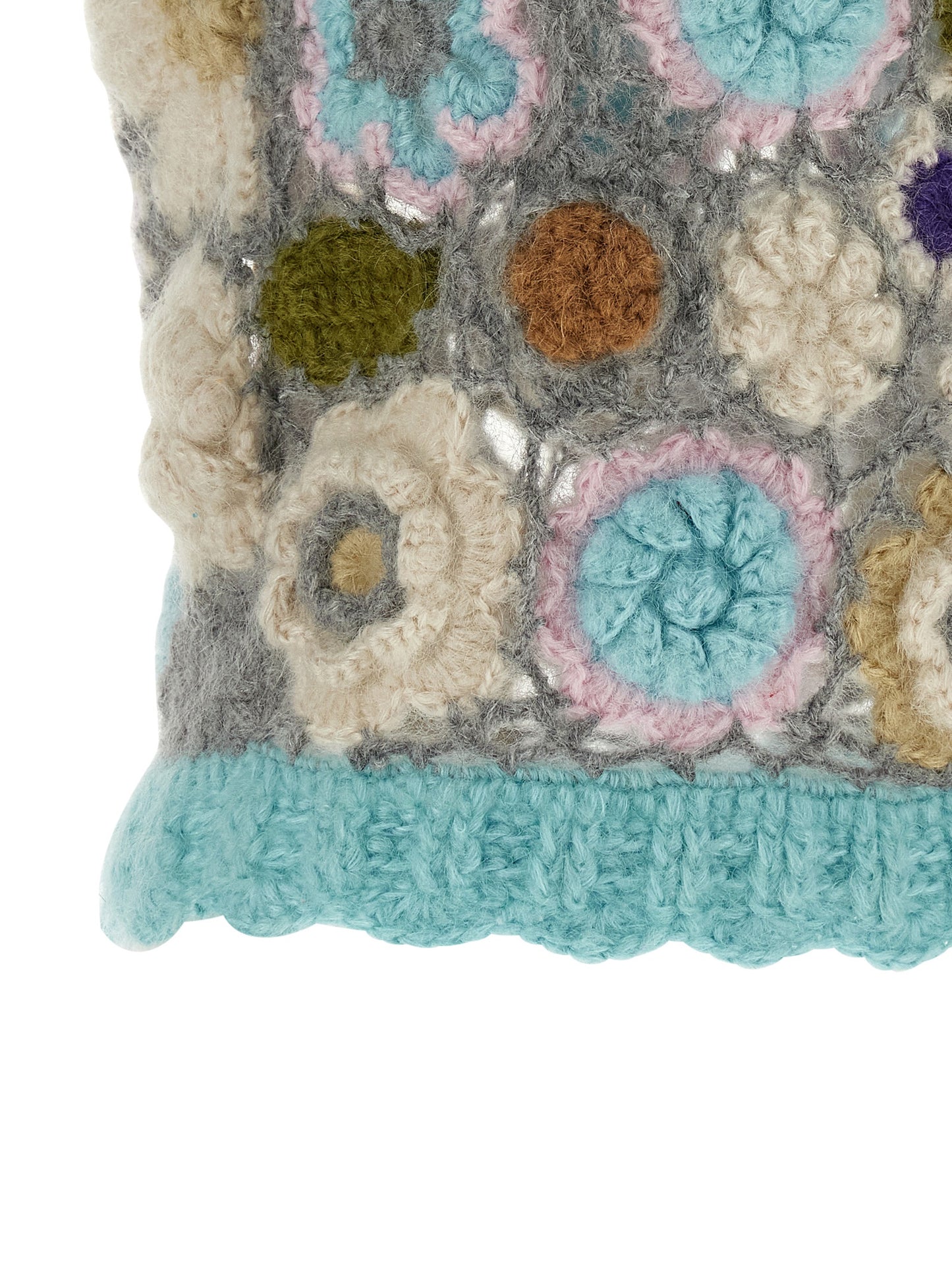 Multicolor Wool Sleeveless Jacket