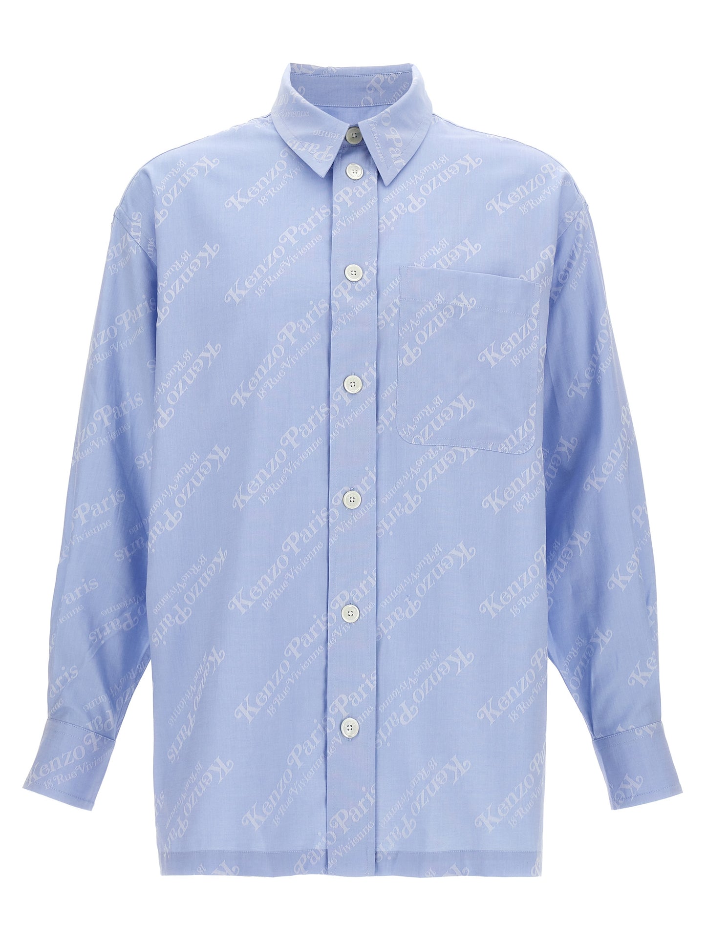 Blue Cotton Blouse