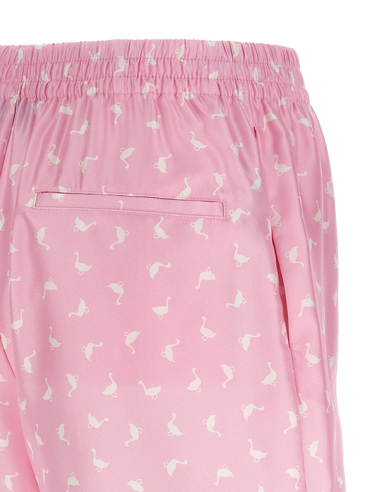 Multicolor Silk Bermuda Shorts