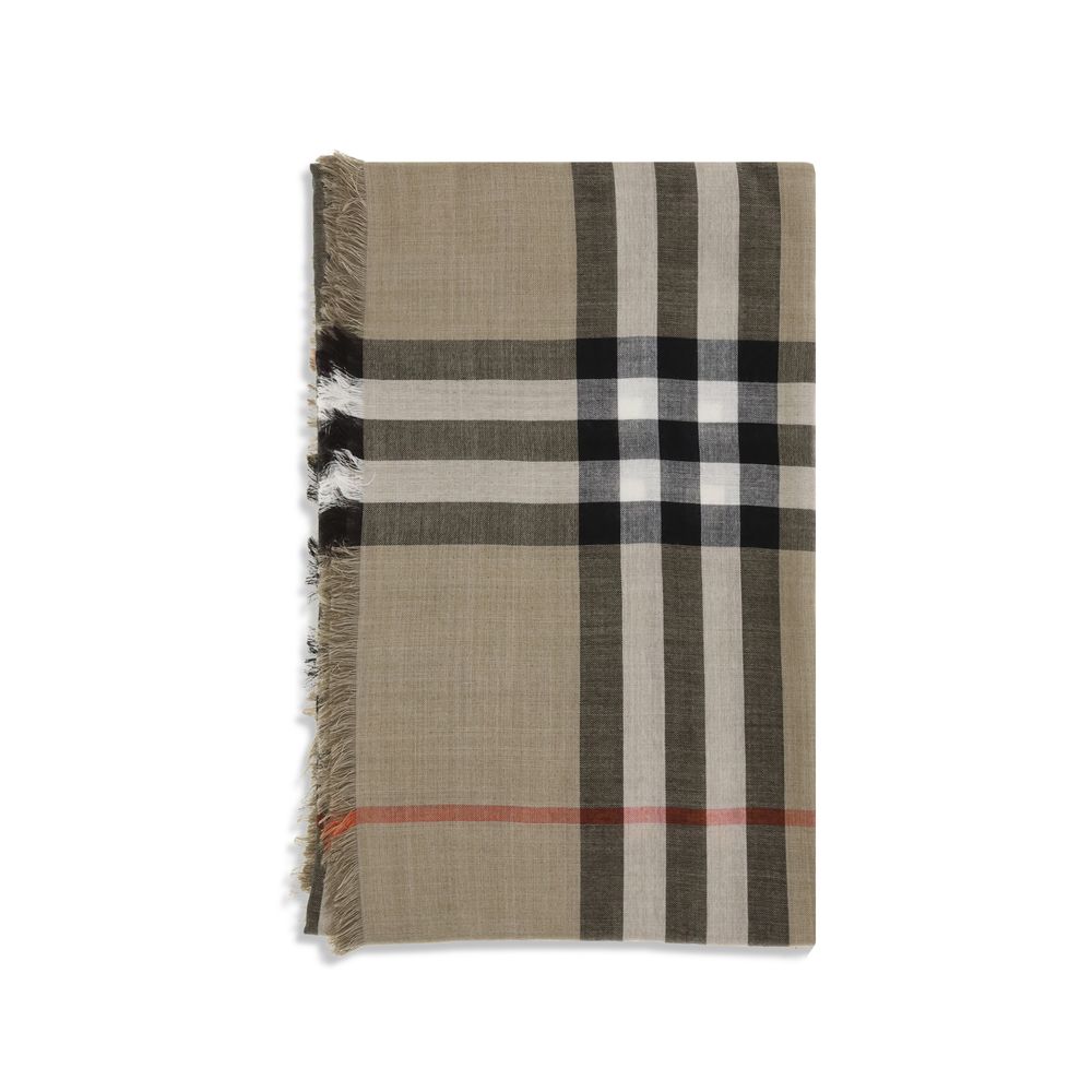 Beige Wool Oves Aries Scarf