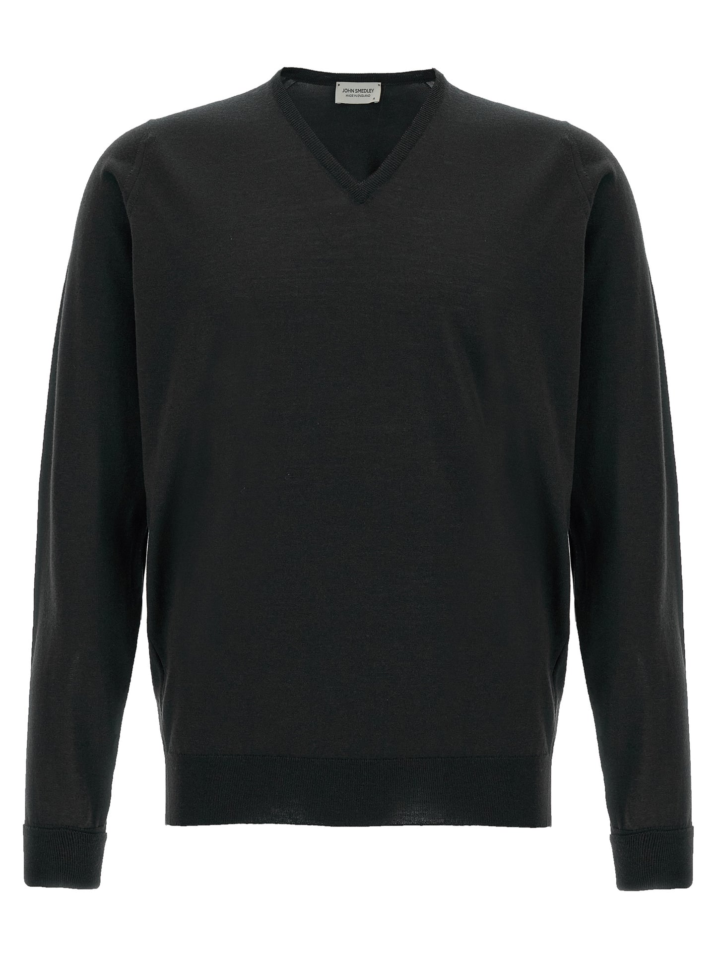 Black Merino Wool Cardigan