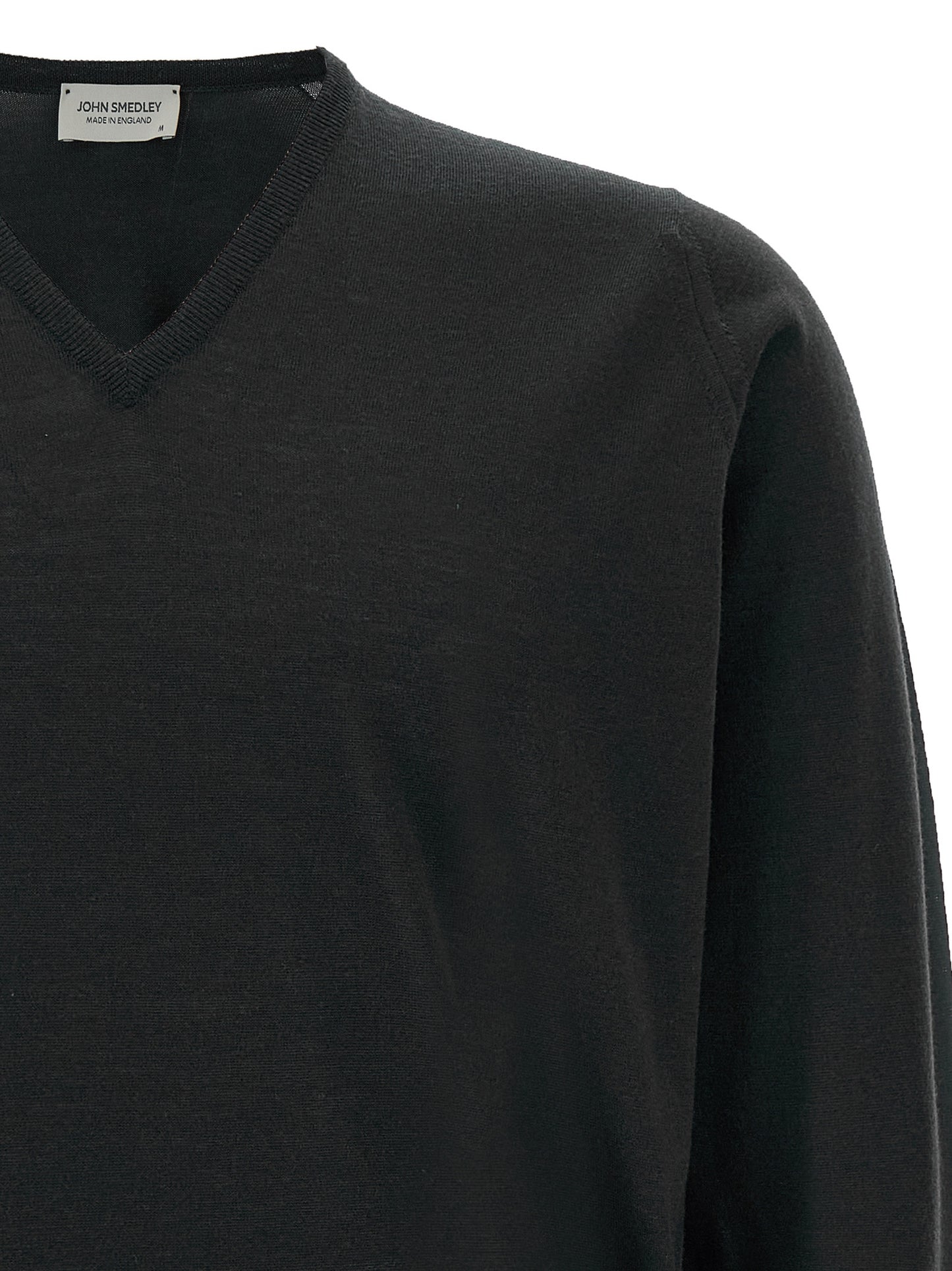 Black Merino Wool Cardigan