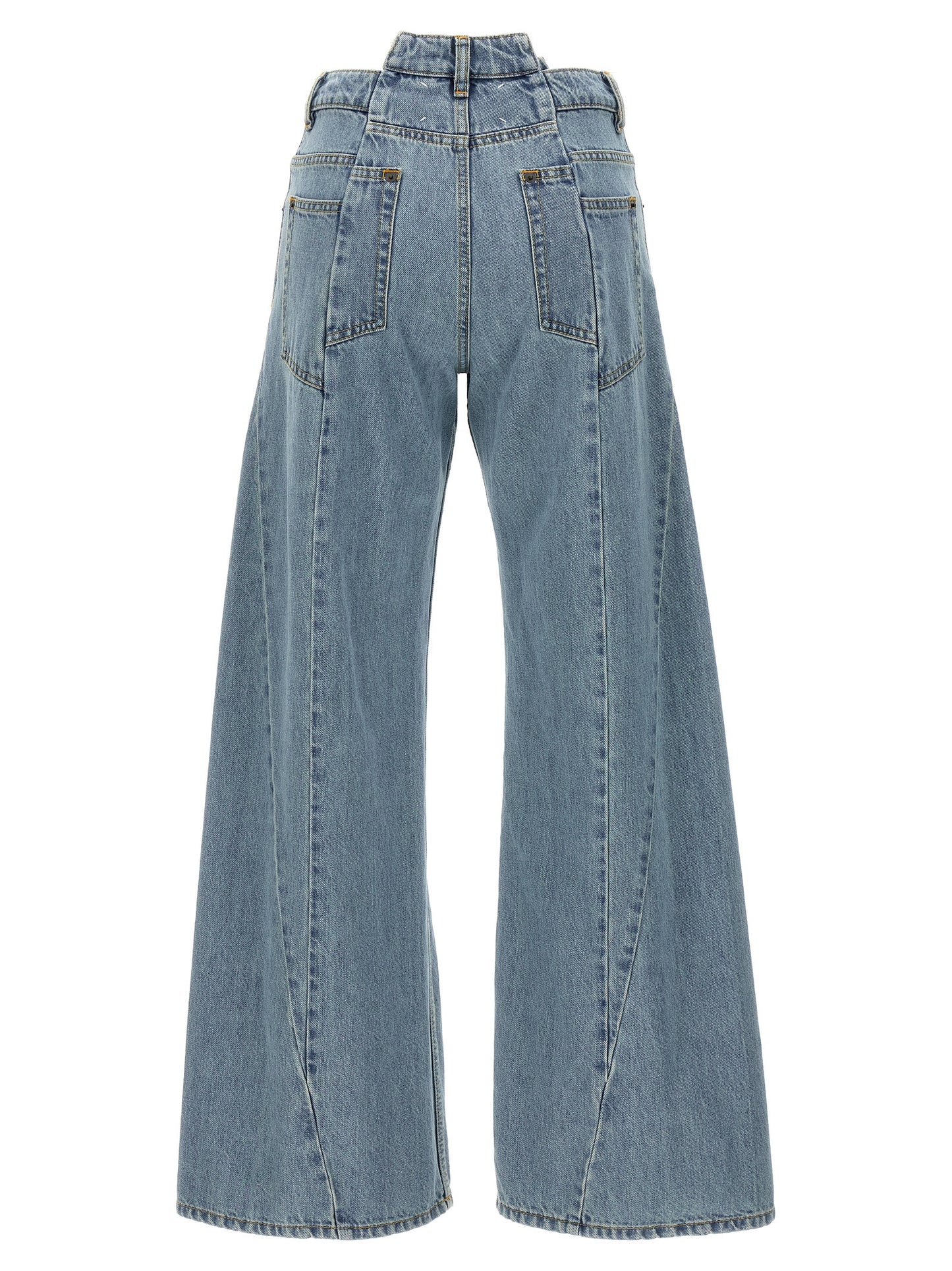 Blue Cotton Jeans Denim
