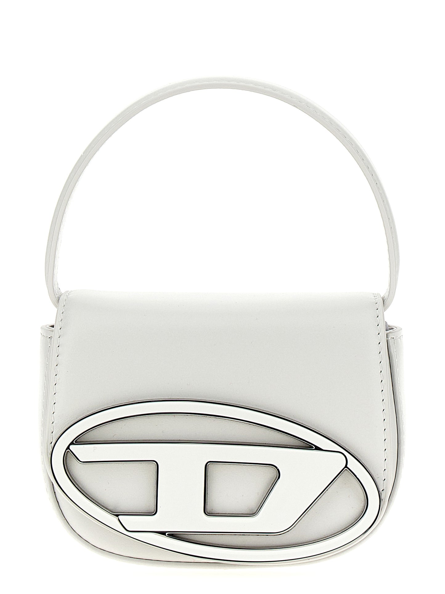 White Cowhide Handbag