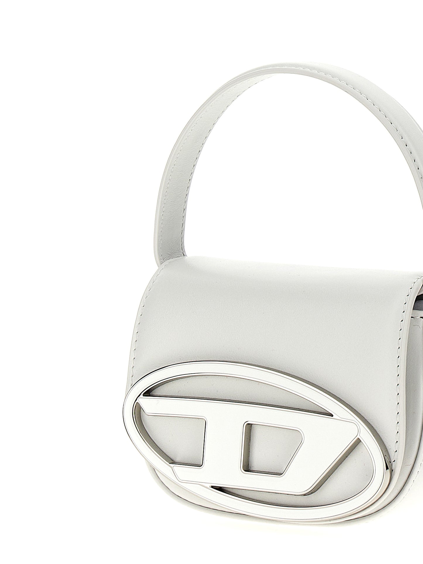 White Cowhide Handbag