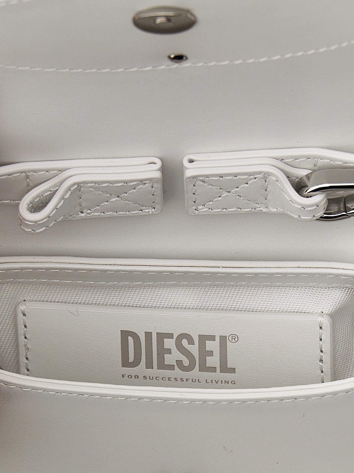 White Cowhide Handbag