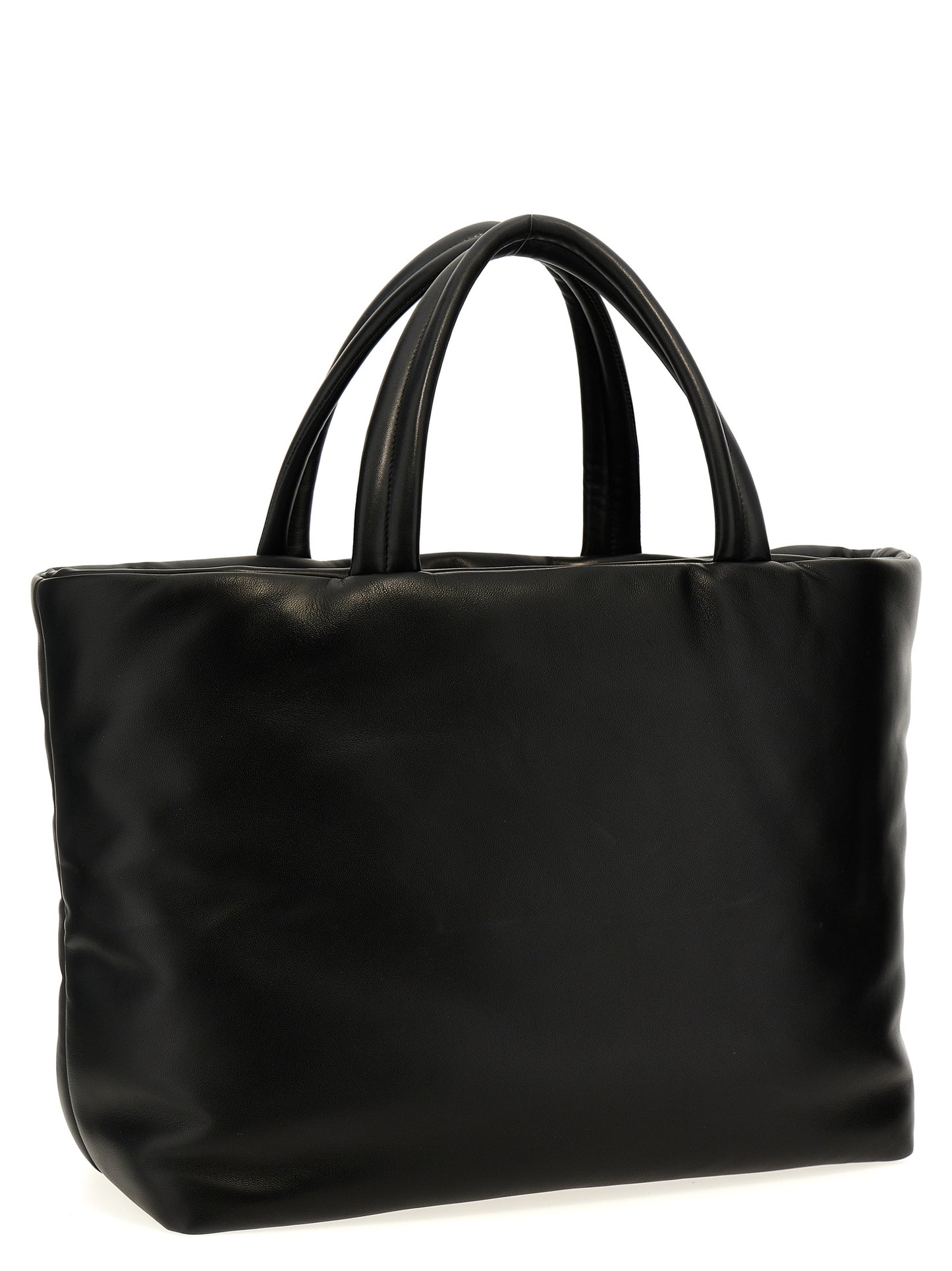 Black Lamb Leather Tote Bag