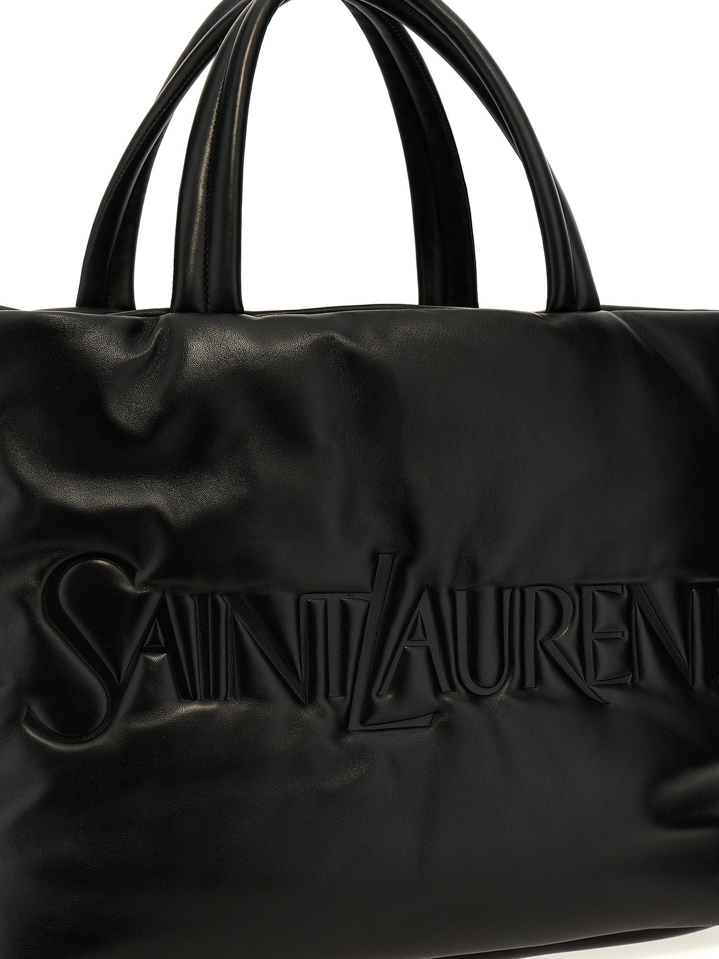 Black Lamb Leather Tote Bag