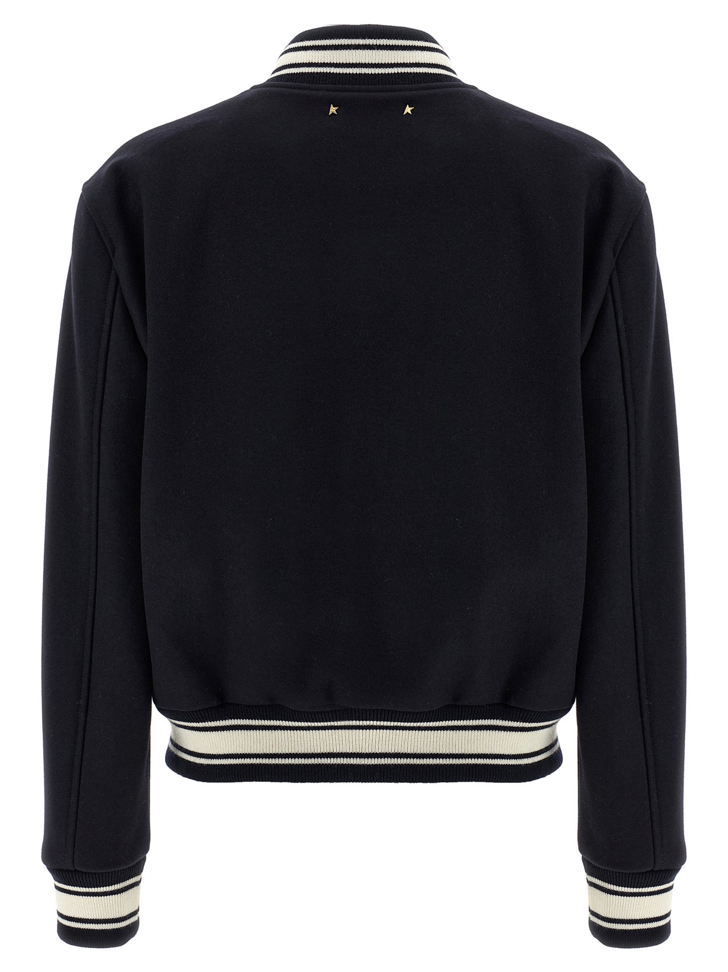 Blue Virgin Wool Bomber