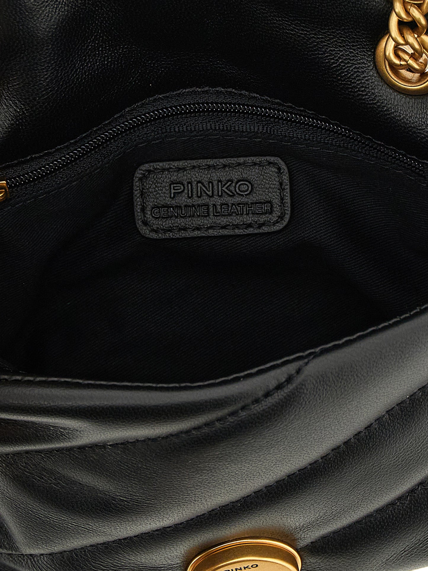 Black Lamb Leather Crossbody Bag
