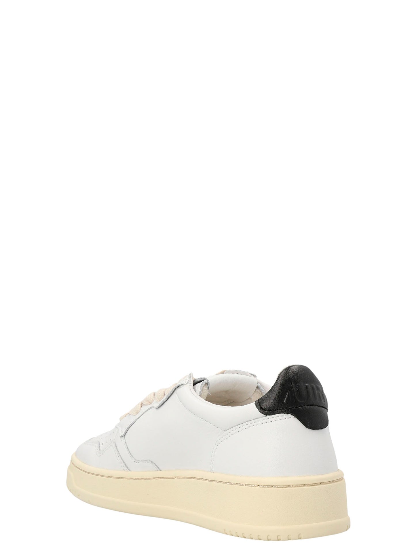 Bicolor Cowhide Low Top Sneakers