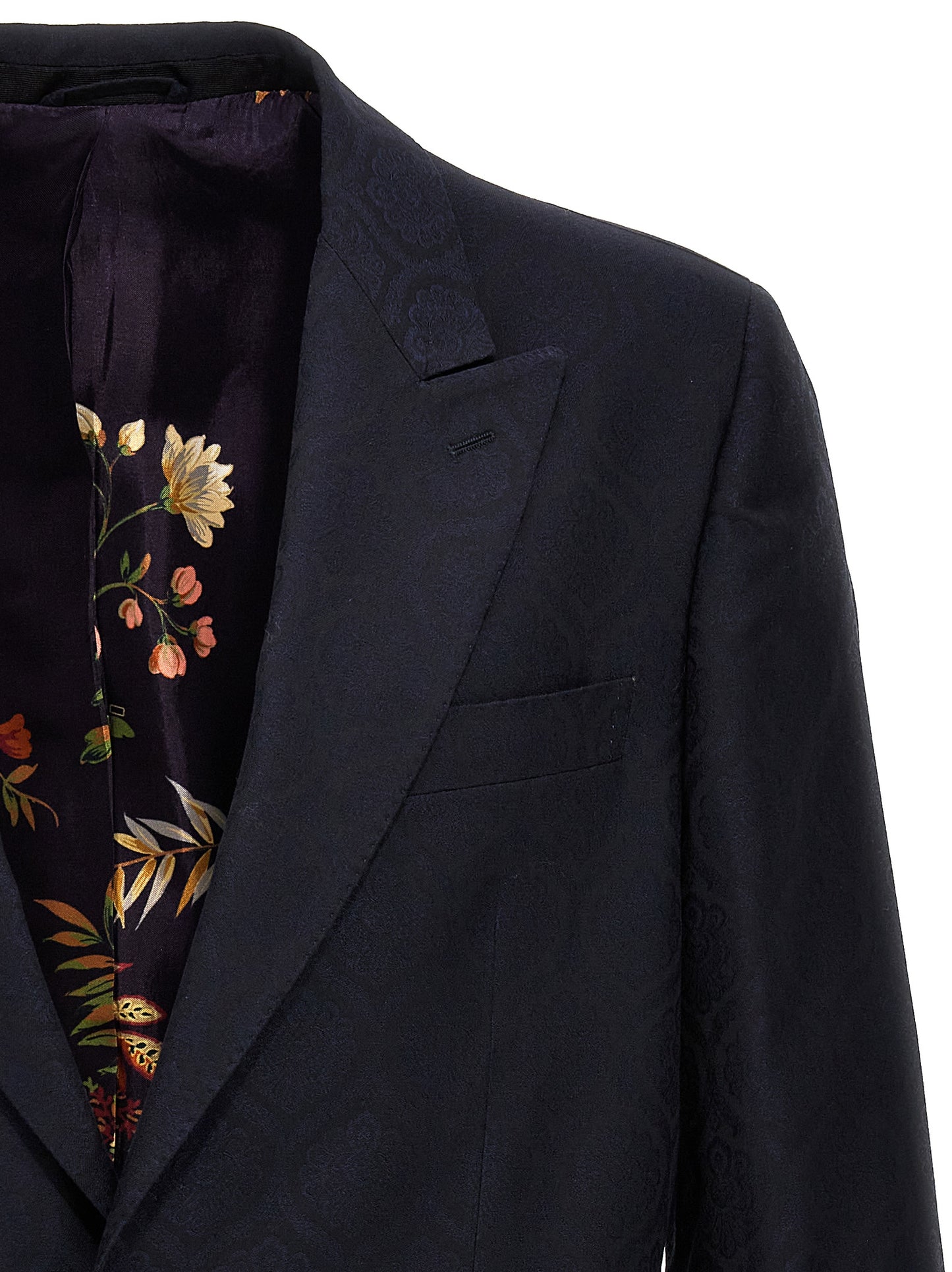Blue Cotton Blazer