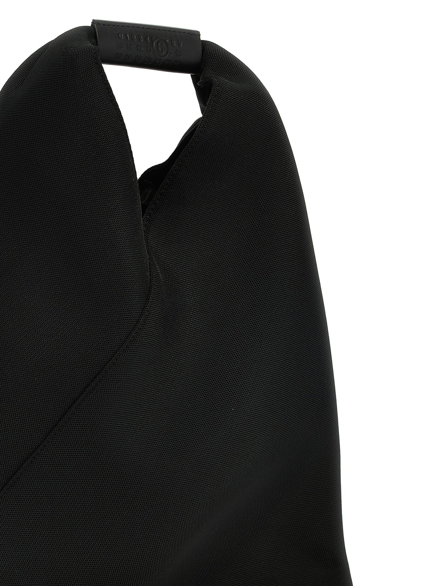 Black Polyester Shoulder Bag