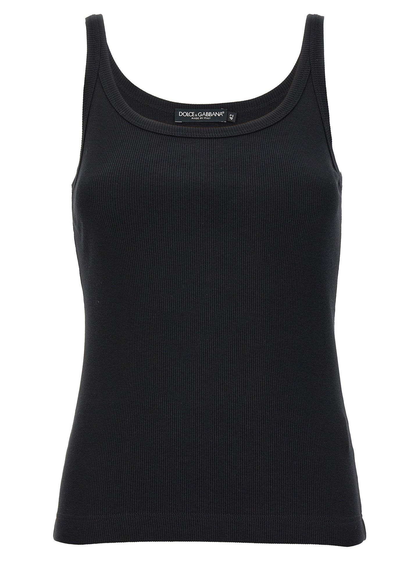 Black Cotton Tank Tops
