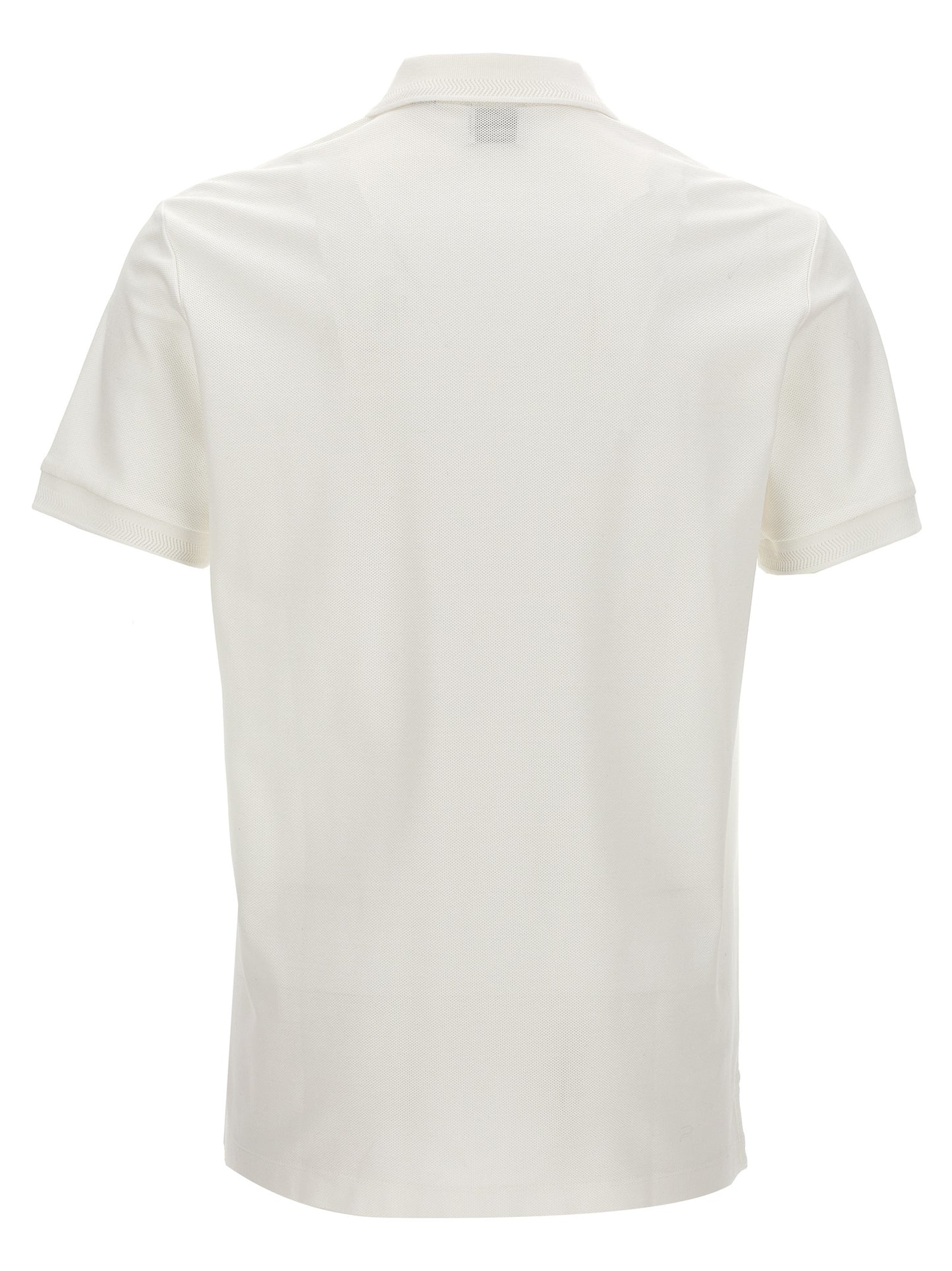 White Cotton Polo Shirt
