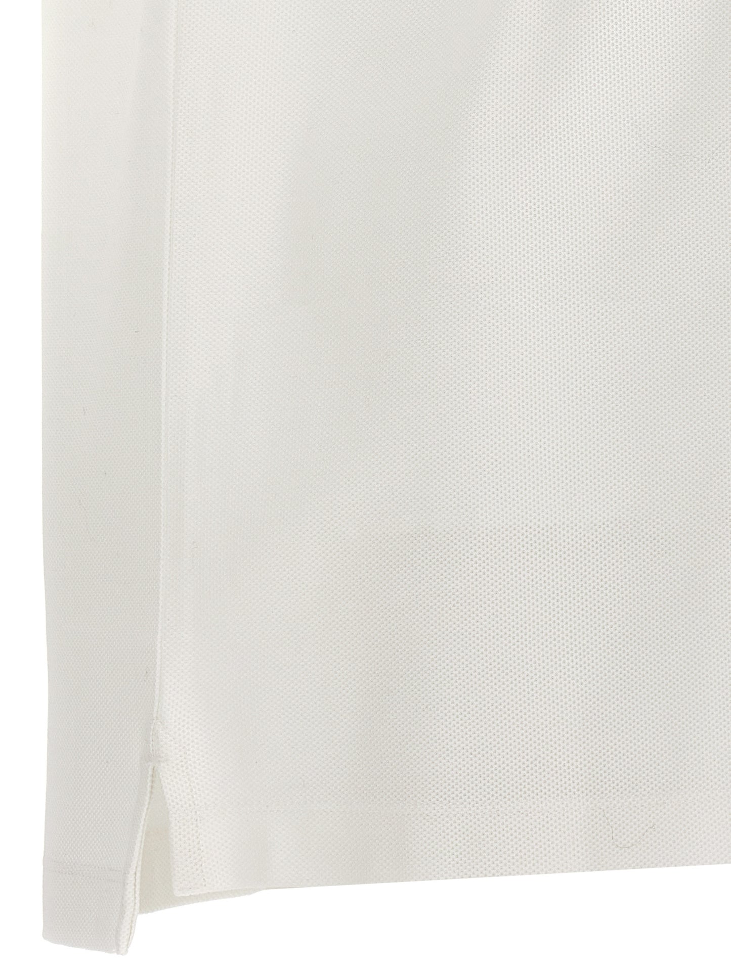 White Cotton Polo Shirt