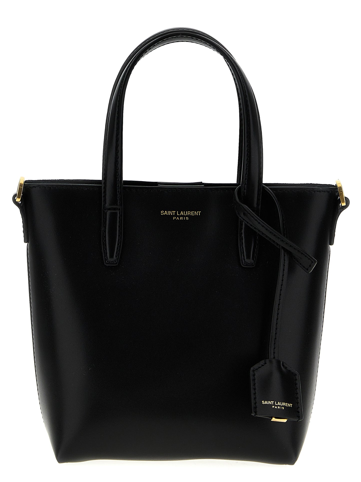 Black Calfskin Tote Bag