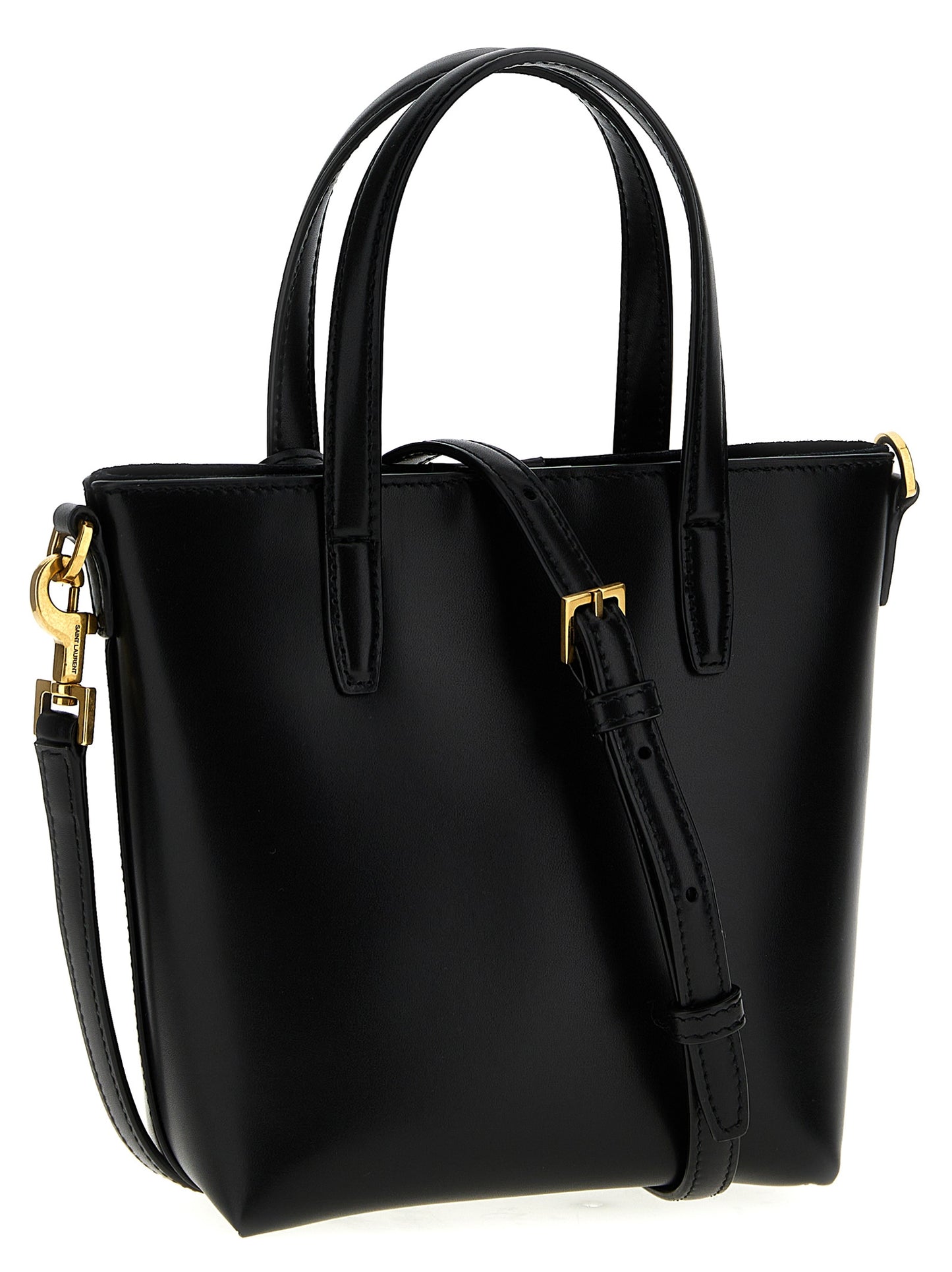 Black Calfskin Tote Bag