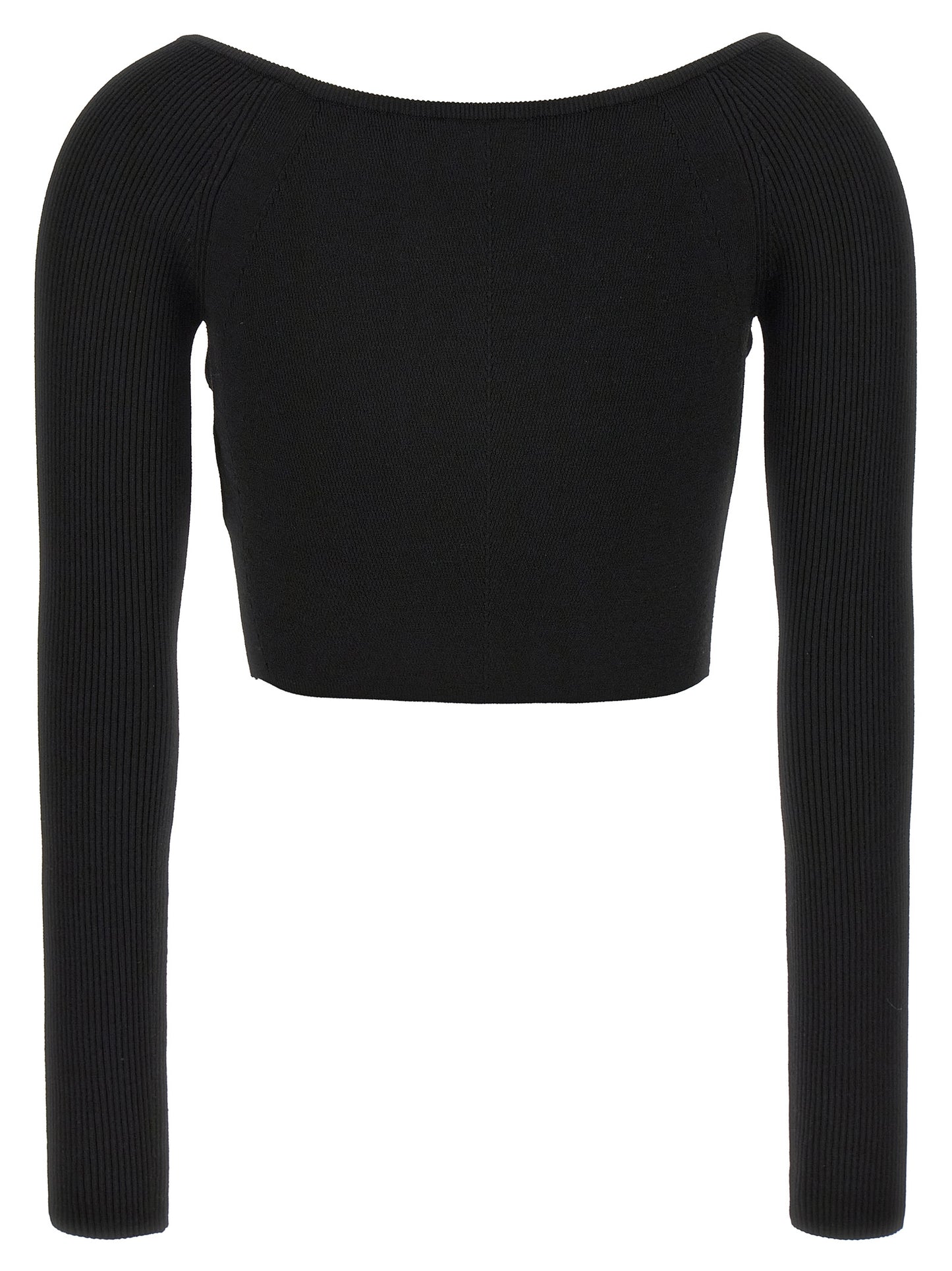 Black Viscose Cardigan