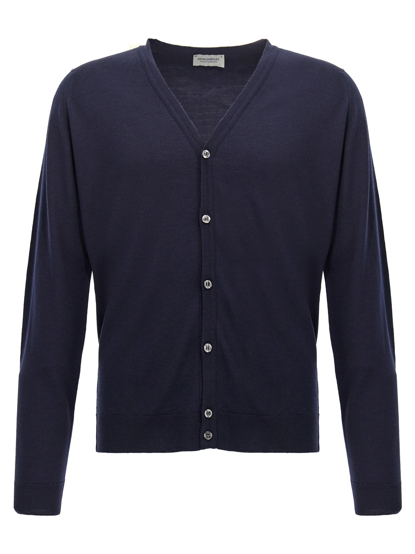 Blue Wool Cardigan