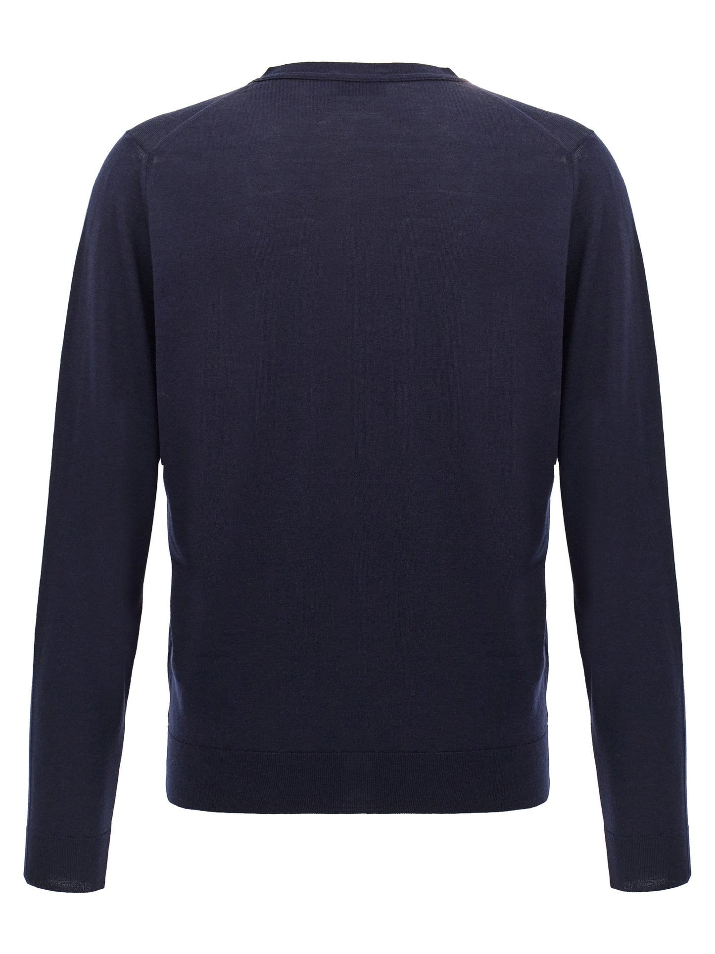Blue Wool Cardigan