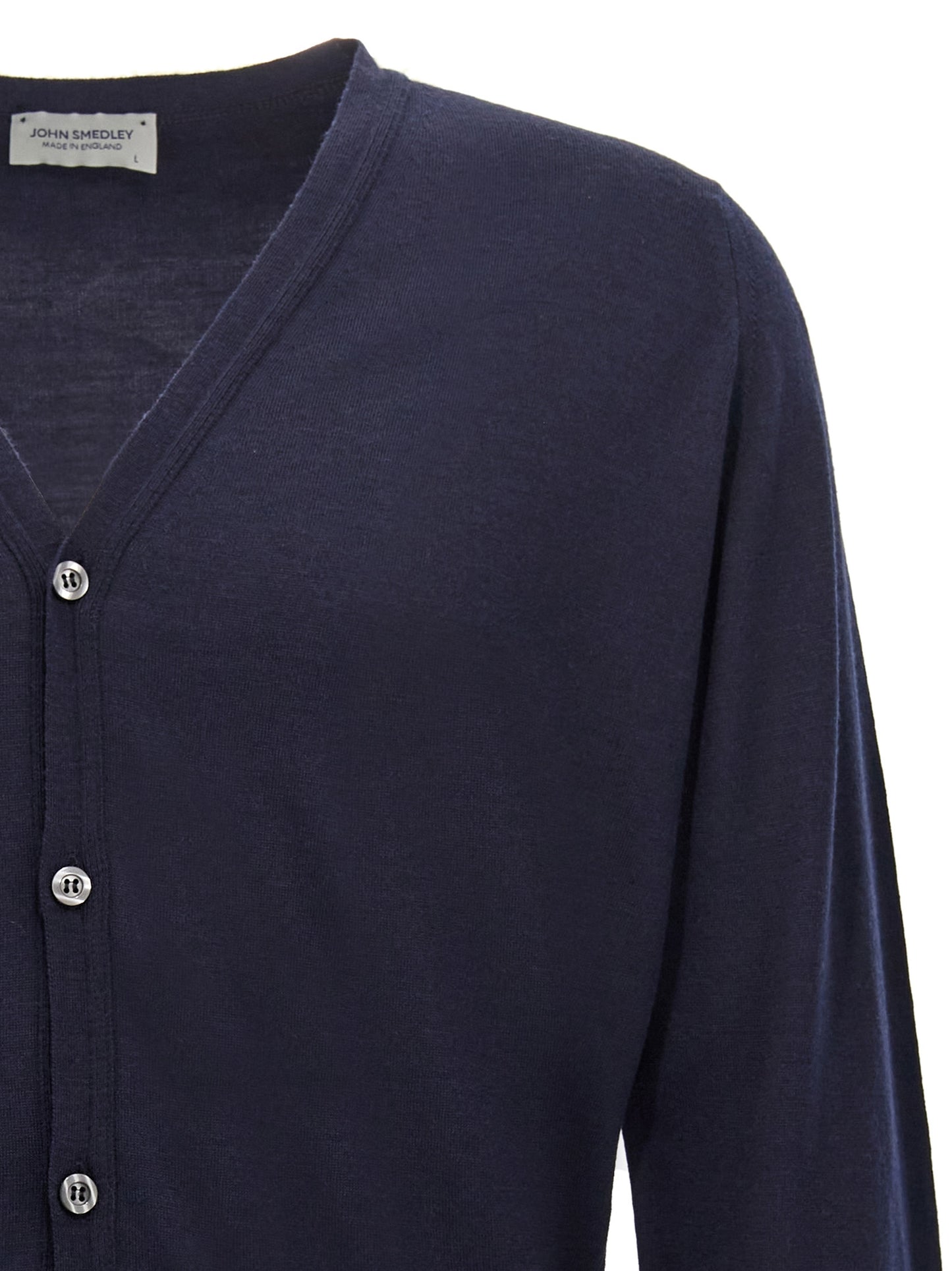Blue Wool Cardigan