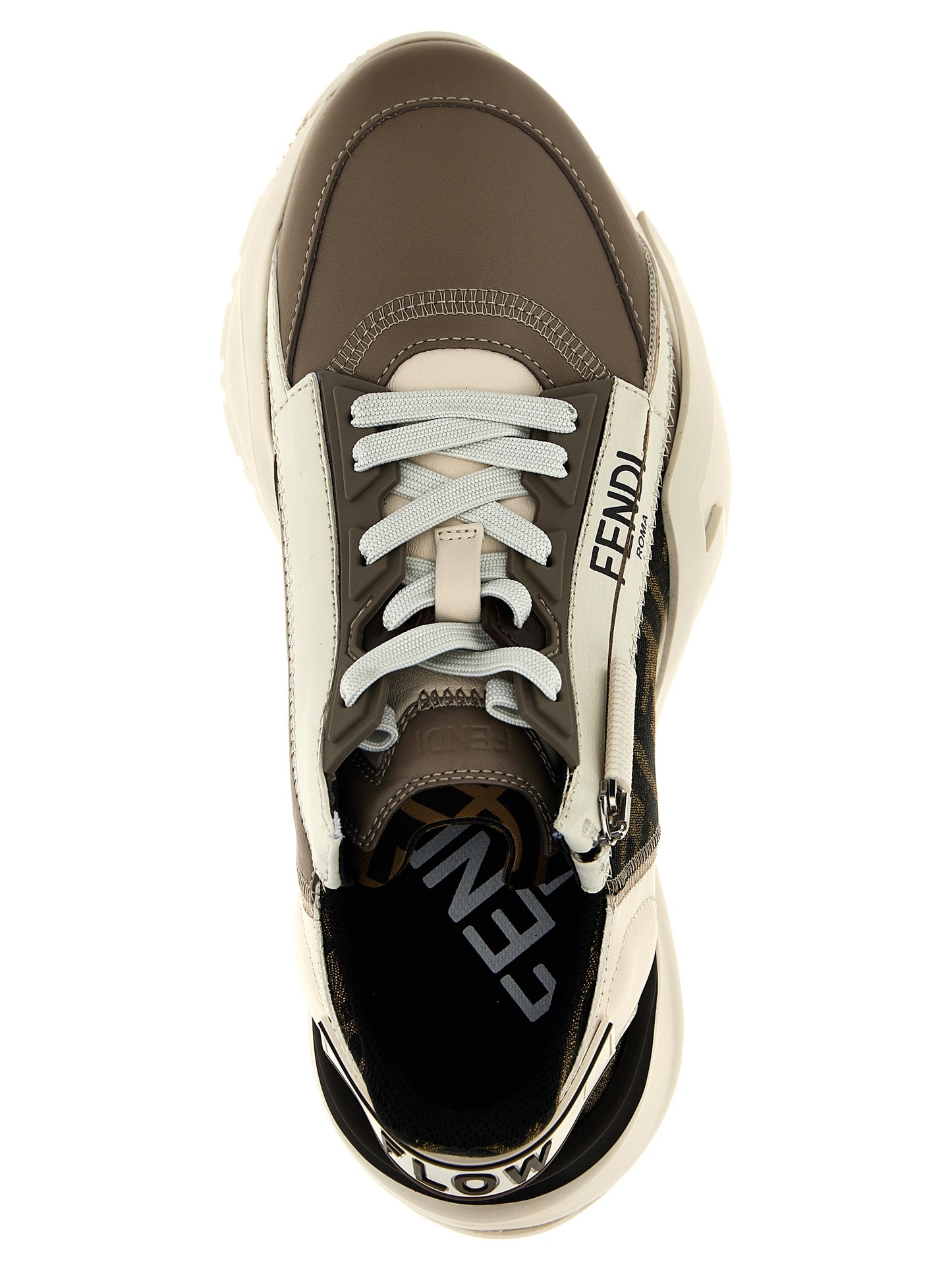 Multicolor Calf Leather Bos Taurus Athletic Sneakers