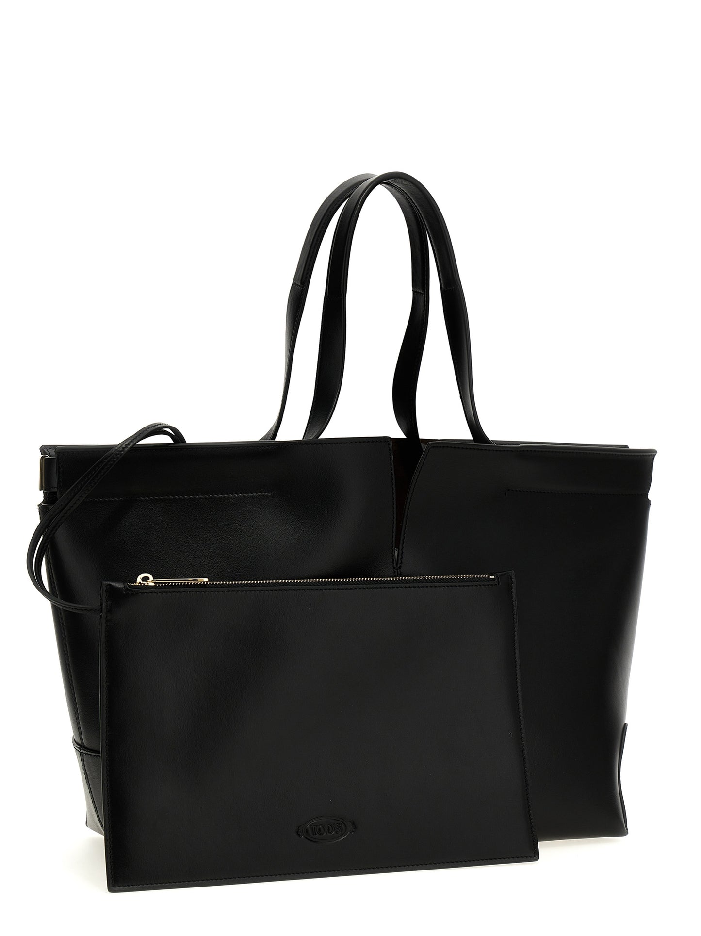 Black Calfskin Tote Bag
