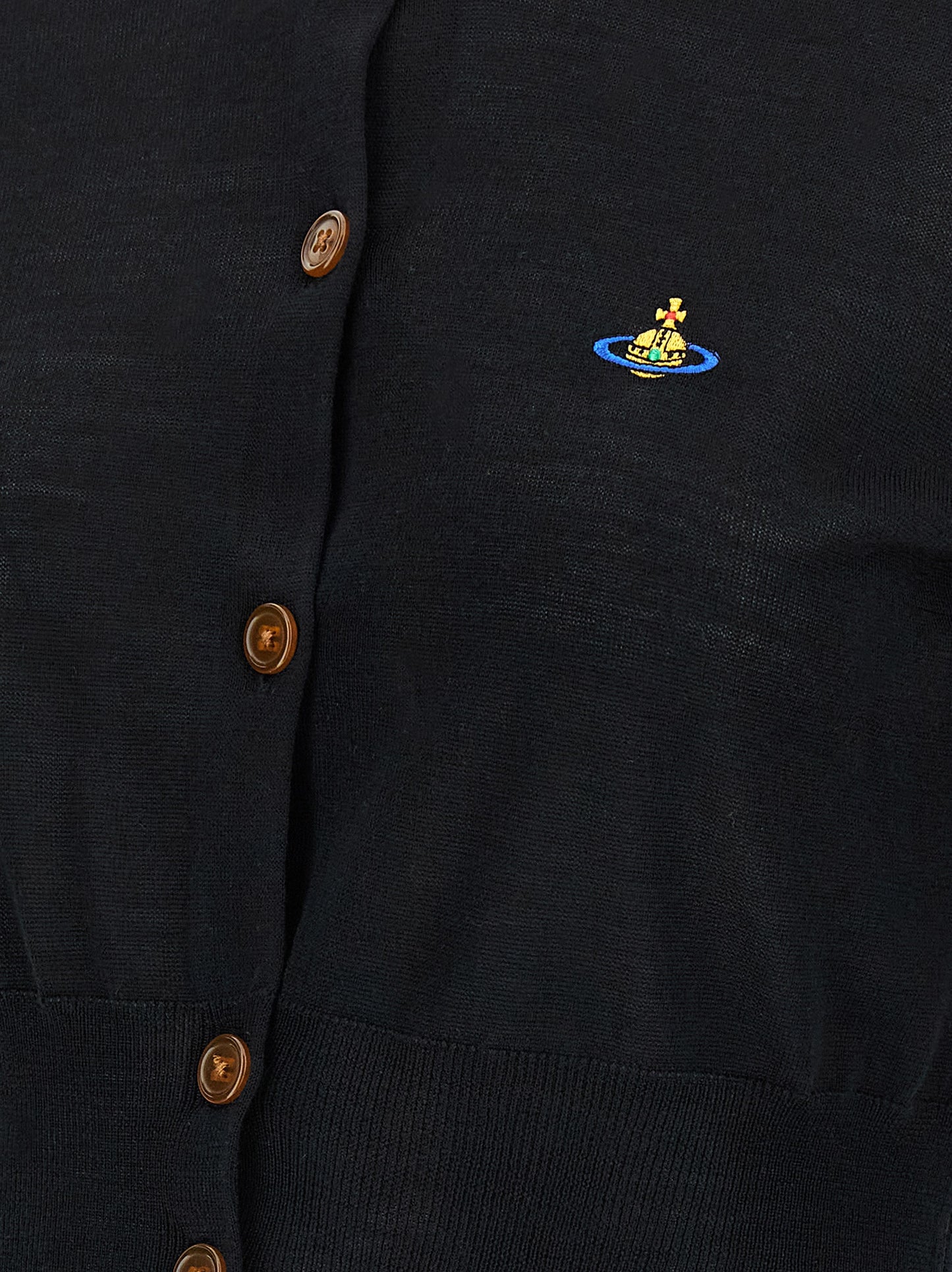 Black Wool Cardigan