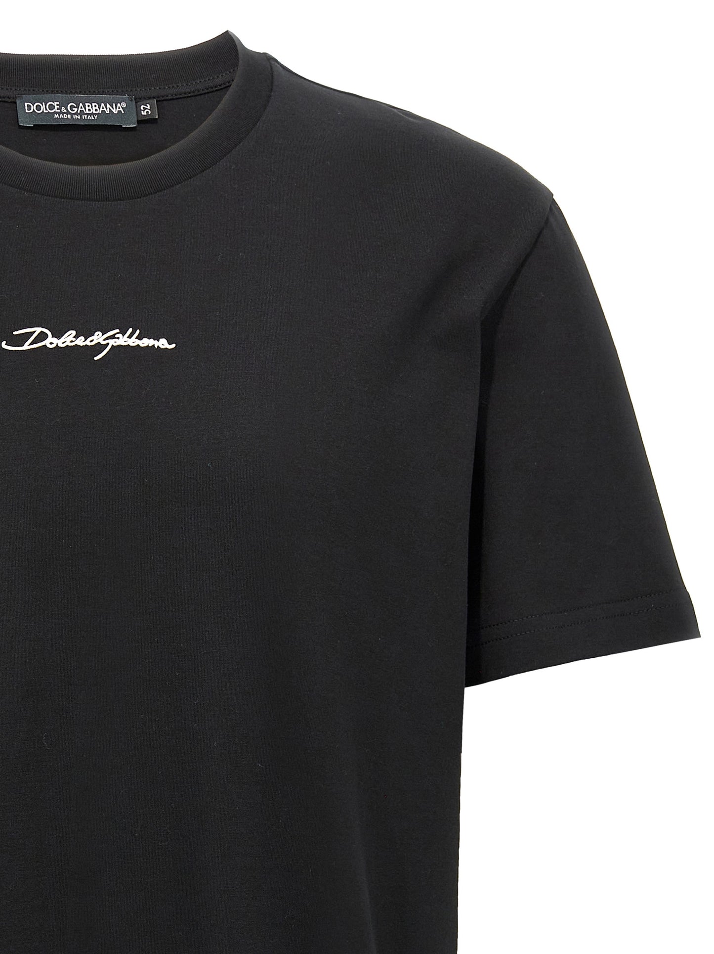 Black Cotton T-Shirt