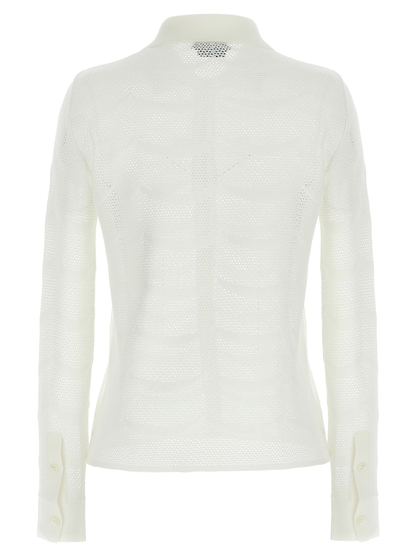 White Cotton Cardigan