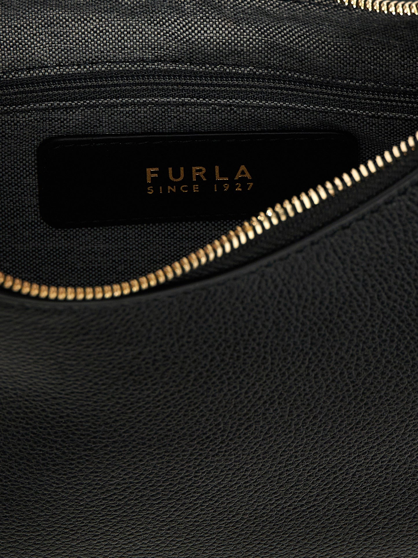 Black Leather Shoulder Bag