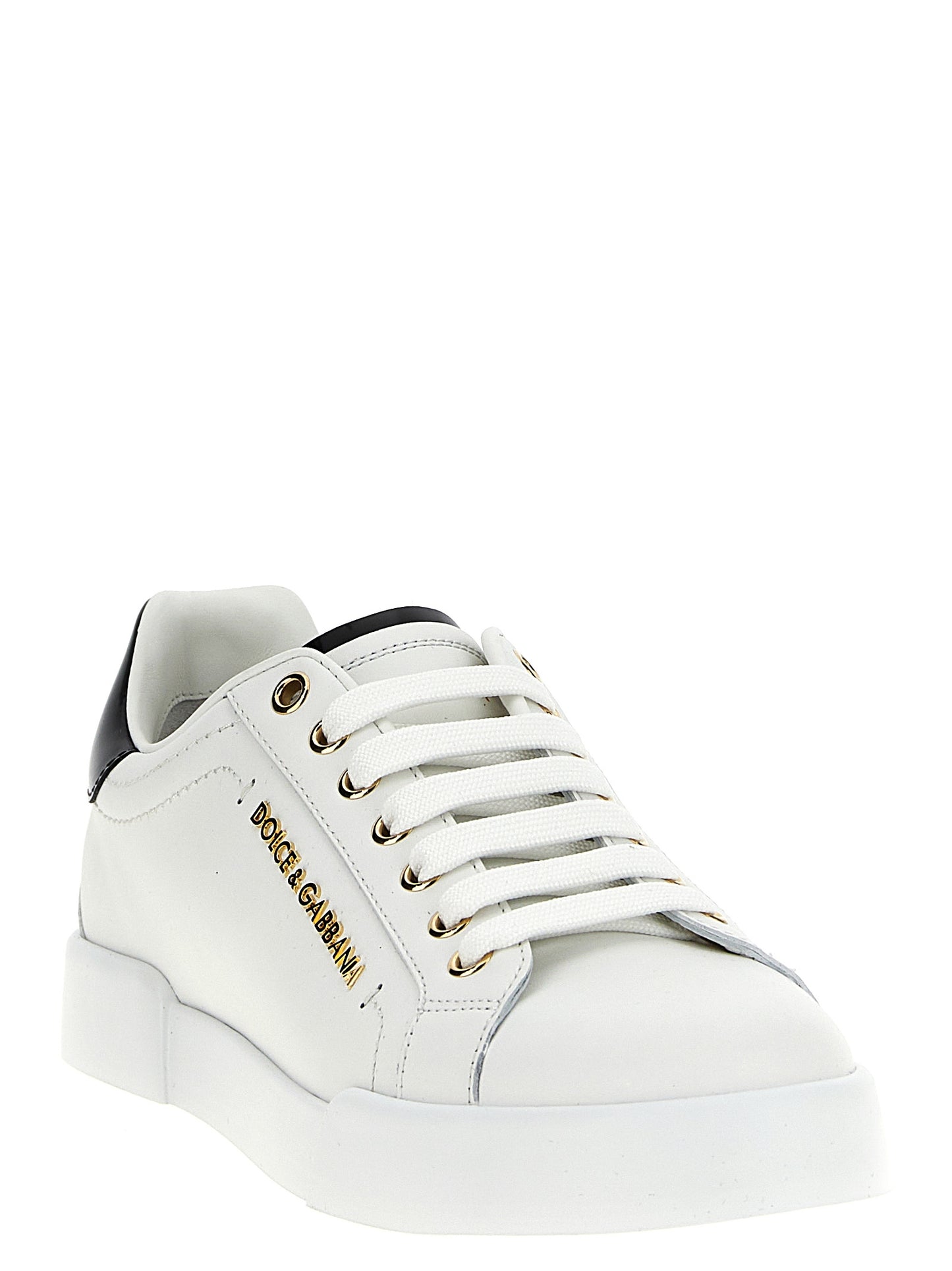 Bicolor Calfskin Low Top Sneakers