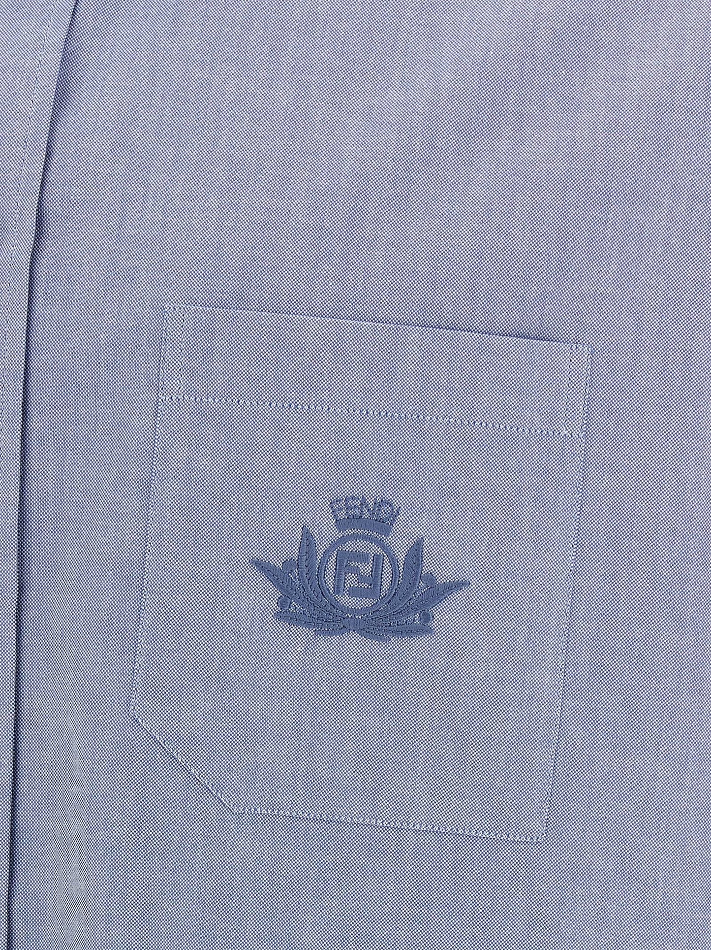 Blue Cotton Blouse