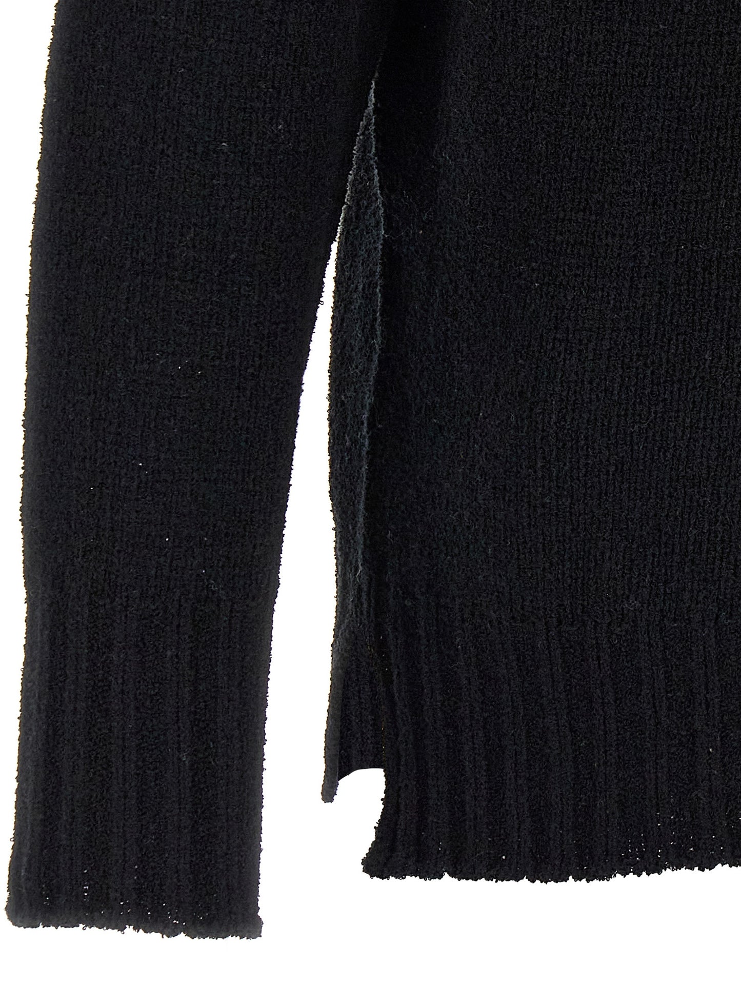 Black Cotton Cardigan